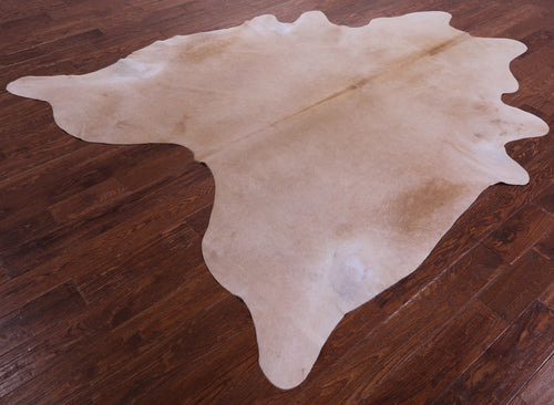 Beige Natural Cowhide Rug - XX-Large 8' 5