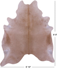Thumbnail for Beige Natural Cowhide Rug - XX-Large 8' 5