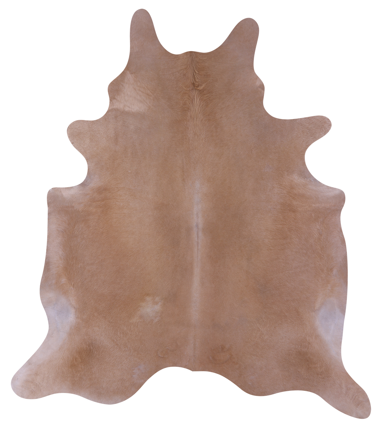 Beige Natural Cowhide Rug - X-Large 7' 7"H x 6' 9"W