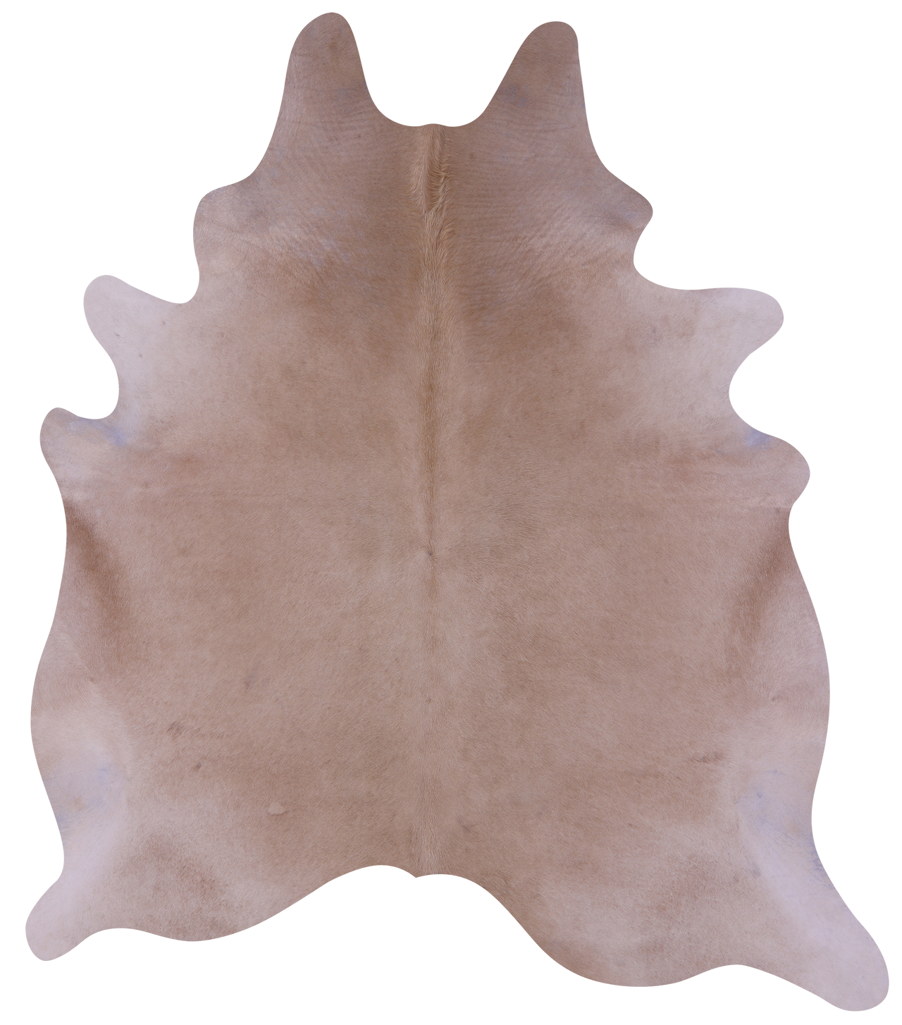 Beige Natural Cowhide Rug - X-Large 7' 3"H x 6' 6"W