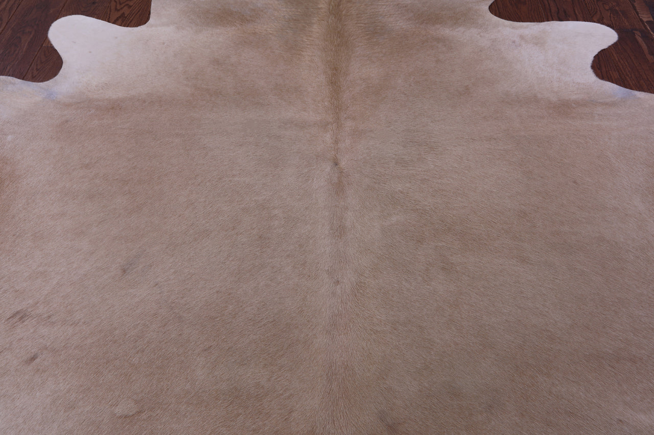 Beige Natural Cowhide Rug - X-Large 7' 3"H x 6' 6"W