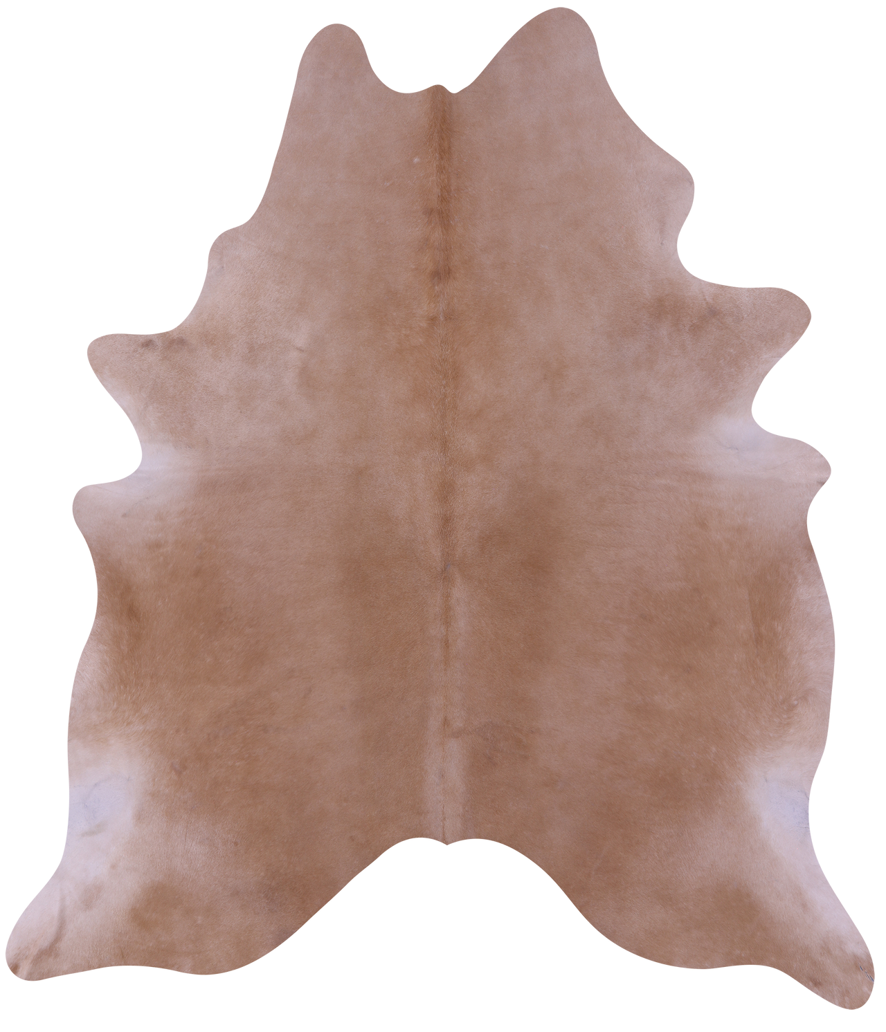 Beige Natural Cowhide Rug - X-Large 7' 6"H x 6' 8"W