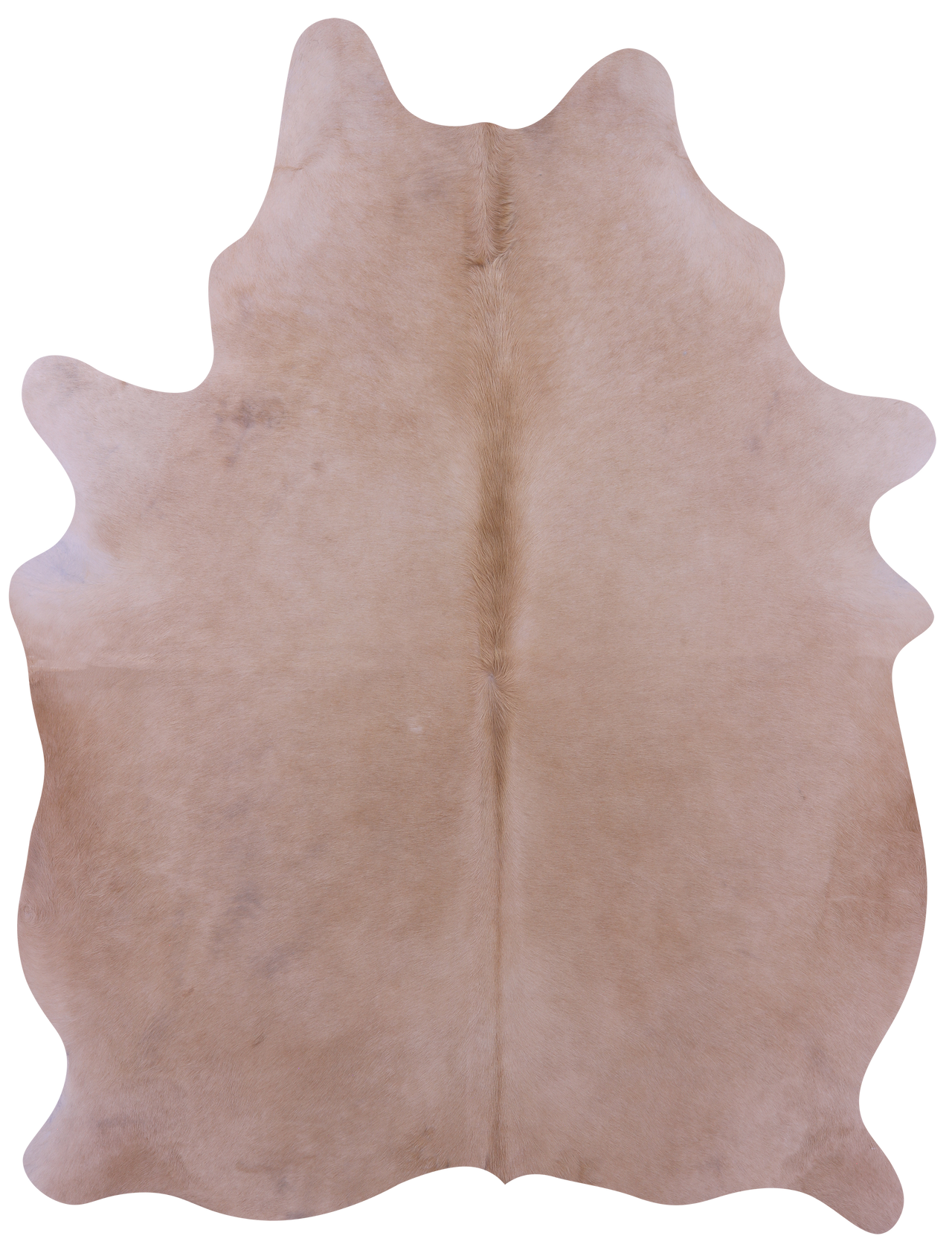 Beige Natural Cowhide Rug - X-Large 7' 2"H x 5' 6"W
