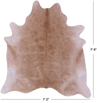Thumbnail for Beige Natural Cowhide Rug - XX-Large 7' 8