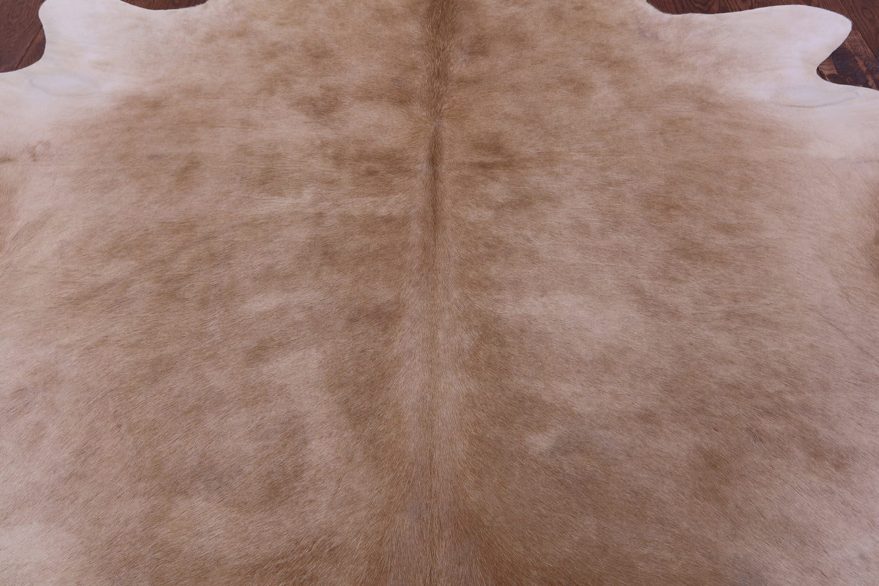 Beige Natural Cowhide Rug - XX-Large 7' 8"H x 7' 2"W