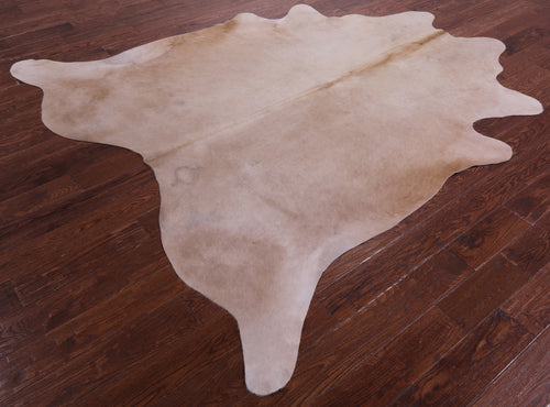 Beige Natural Cowhide Rug - XX-Large 7' 8
