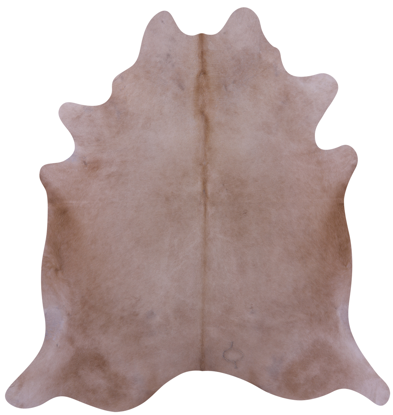 Beige Natural Cowhide Rug - XX-Large 7' 8"H x 7' 1"W