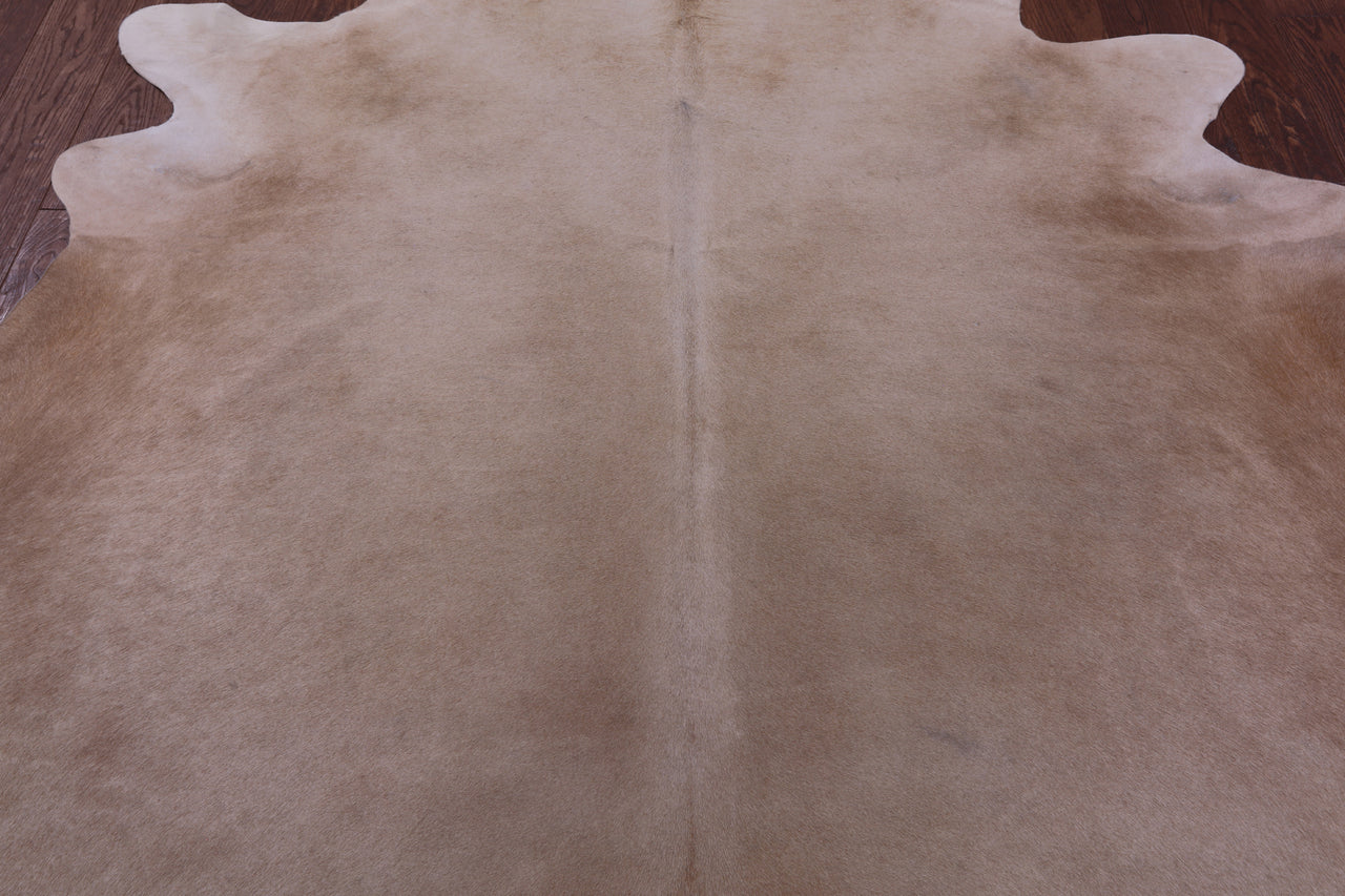 Beige Natural Cowhide Rug - X-Large 7' 6"H x 6' 9"W