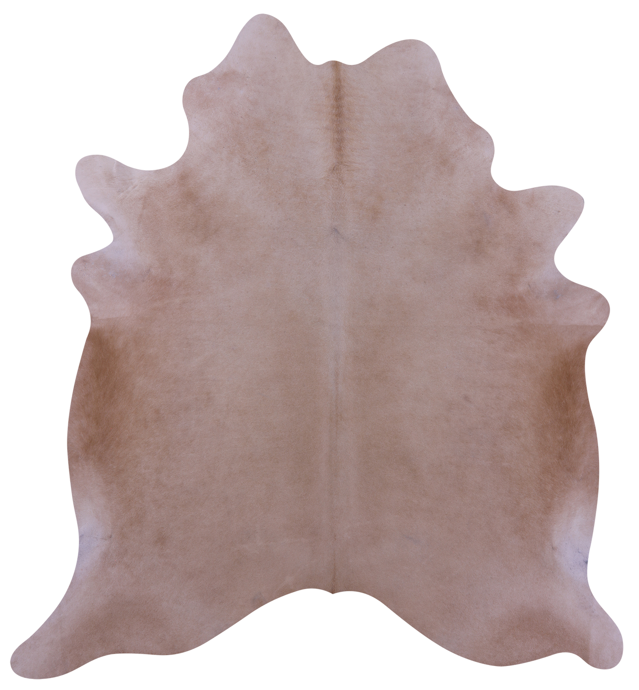 Beige Natural Cowhide Rug - X-Large 7' 6"H x 6' 9"W