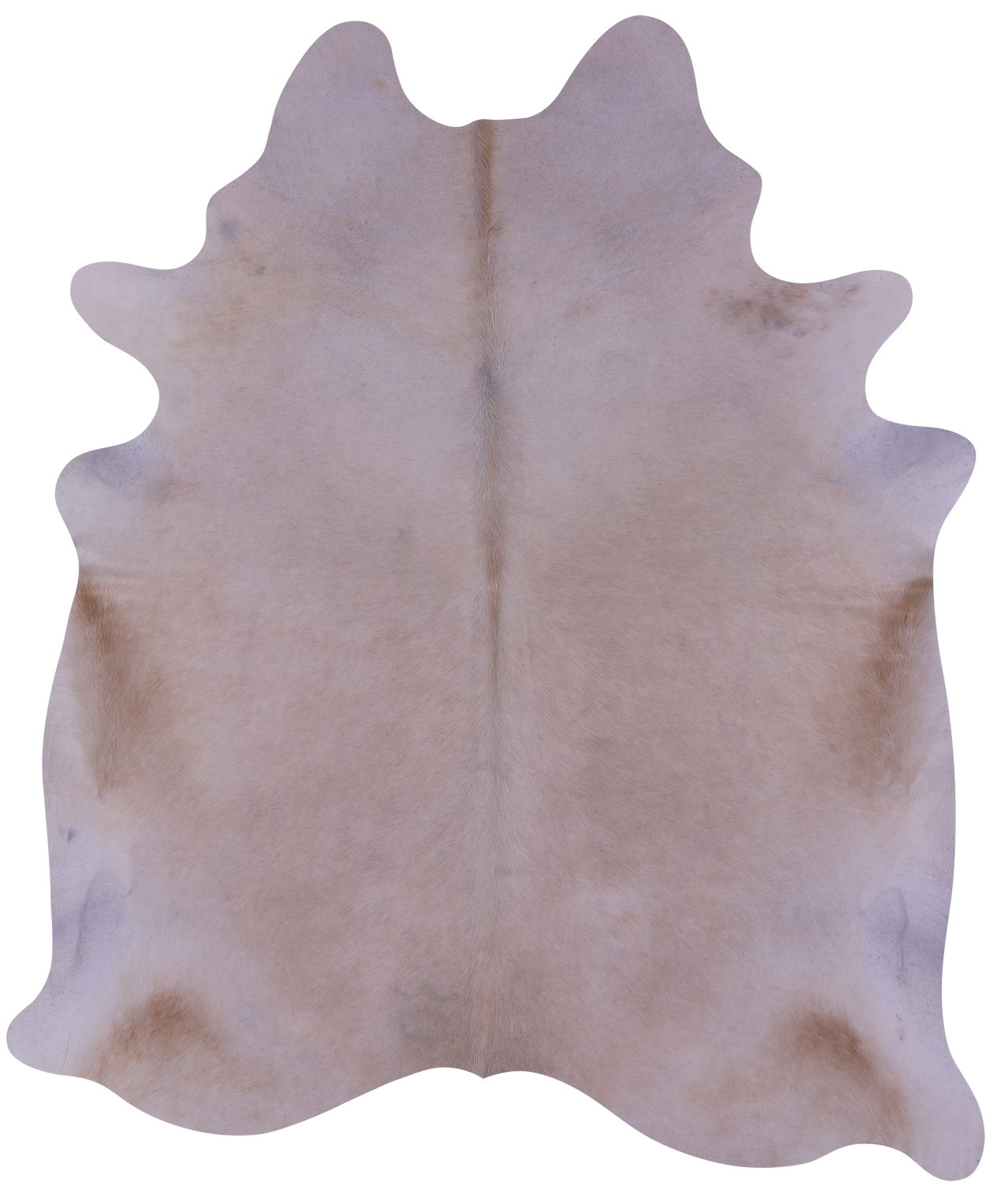 Beige Natural Cowhide Rug - X-Large 7' 5"H x 6' 4"W