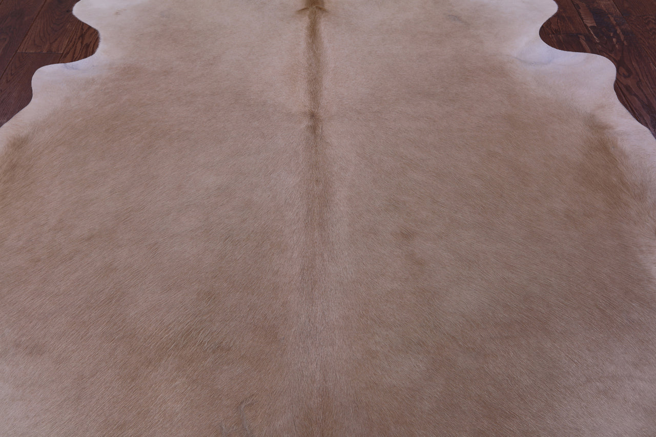 Beige Natural Cowhide Rug - X-Large 7' 3"H x 6' 2"W