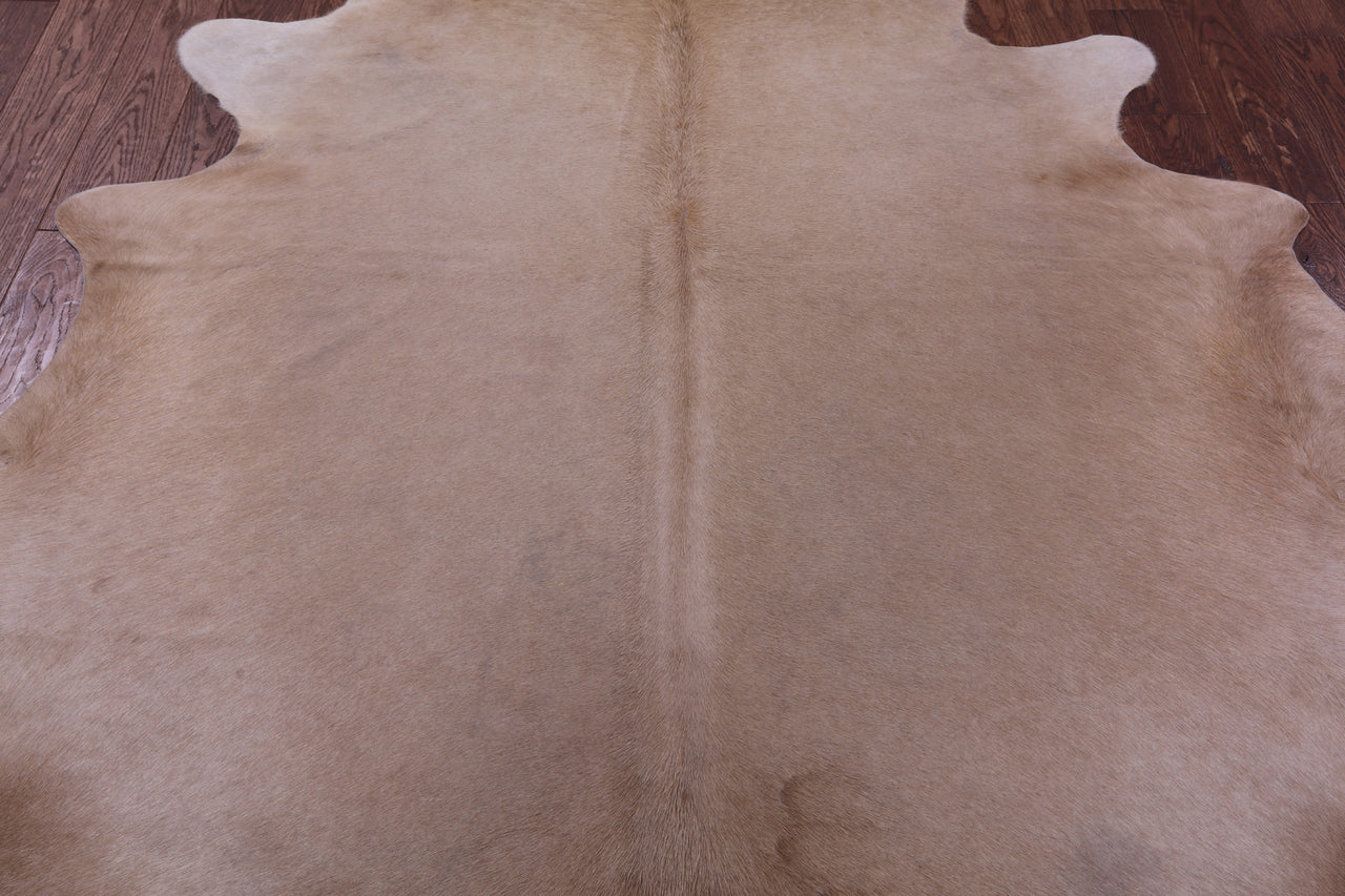 Beige Natural Cowhide Rug - X-Large 7' 5"H x 6' 7"W