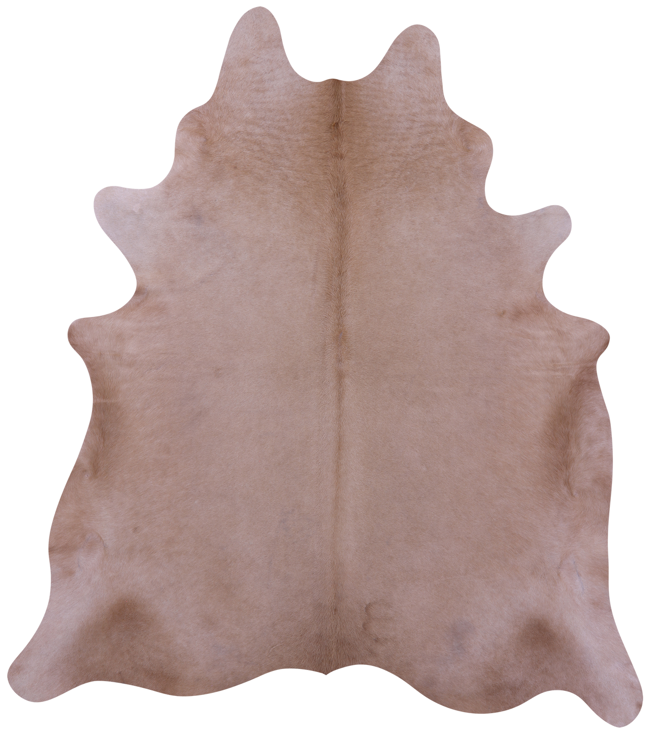 Beige Natural Cowhide Rug - X-Large 7' 5"H x 6' 7"W