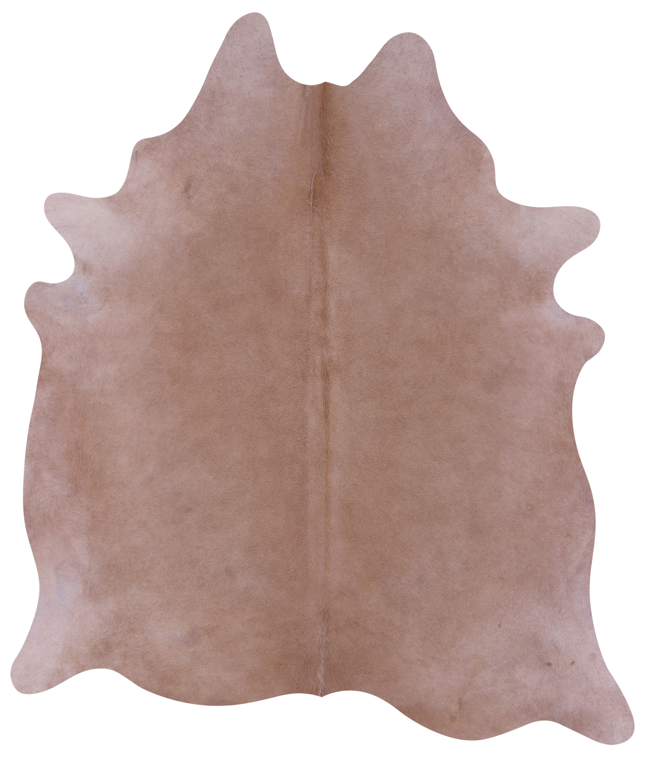 Beige Natural Cowhide Rug - X-Large 7' 4"H x 6' 6"W