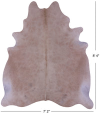 Thumbnail for Beige Natural Cowhide Rug - XX-Large 8' 4