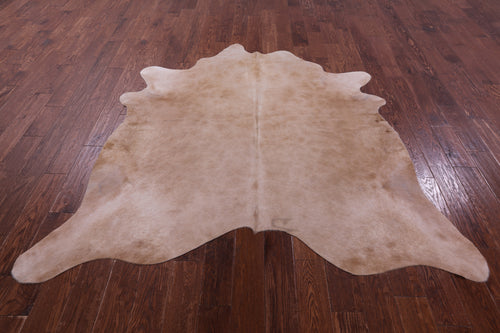 Beige Natural Cowhide Rug - Large 6' 8