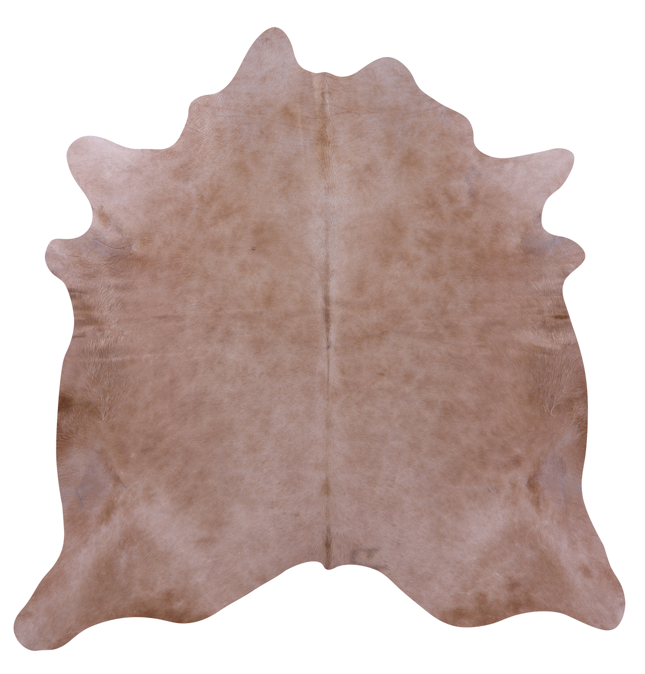 Beige Natural Cowhide Rug - Large 6' 8"H x 6' 6"W