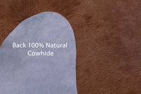 Thumbnail for Brown Natural Cowhide Rug - X-Large 7' 3