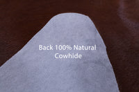 Thumbnail for Brown Natural Cowhide Rug - X-Large 7' 3