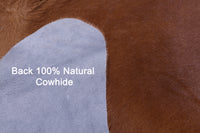 Thumbnail for Brown Natural Cowhide Rug - XX-Large 7' 10