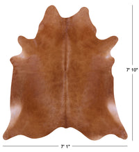Thumbnail for Brown Natural Cowhide Rug - XX-Large 7' 10
