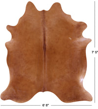 Thumbnail for Brown Natural Cowhide Rug - X-Large 7' 5