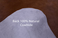 Thumbnail for Brown Natural Cowhide Rug - X-Large 7' 5