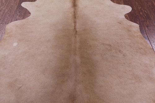 Beige Natural Cowhide Rug - Large 6' 10