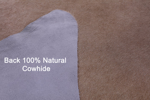 Beige Natural Cowhide Rug - Large 6' 10