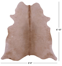 Thumbnail for Beige Natural Cowhide Rug - Large 6' 10