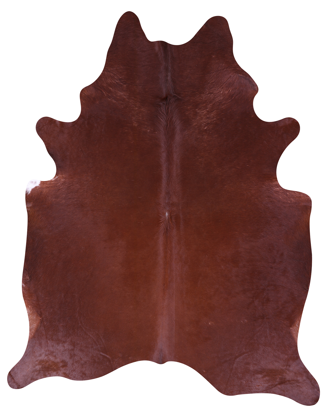 Brown Natural Cowhide Rug - XX-Large 7' 9"H x 6' 2"W