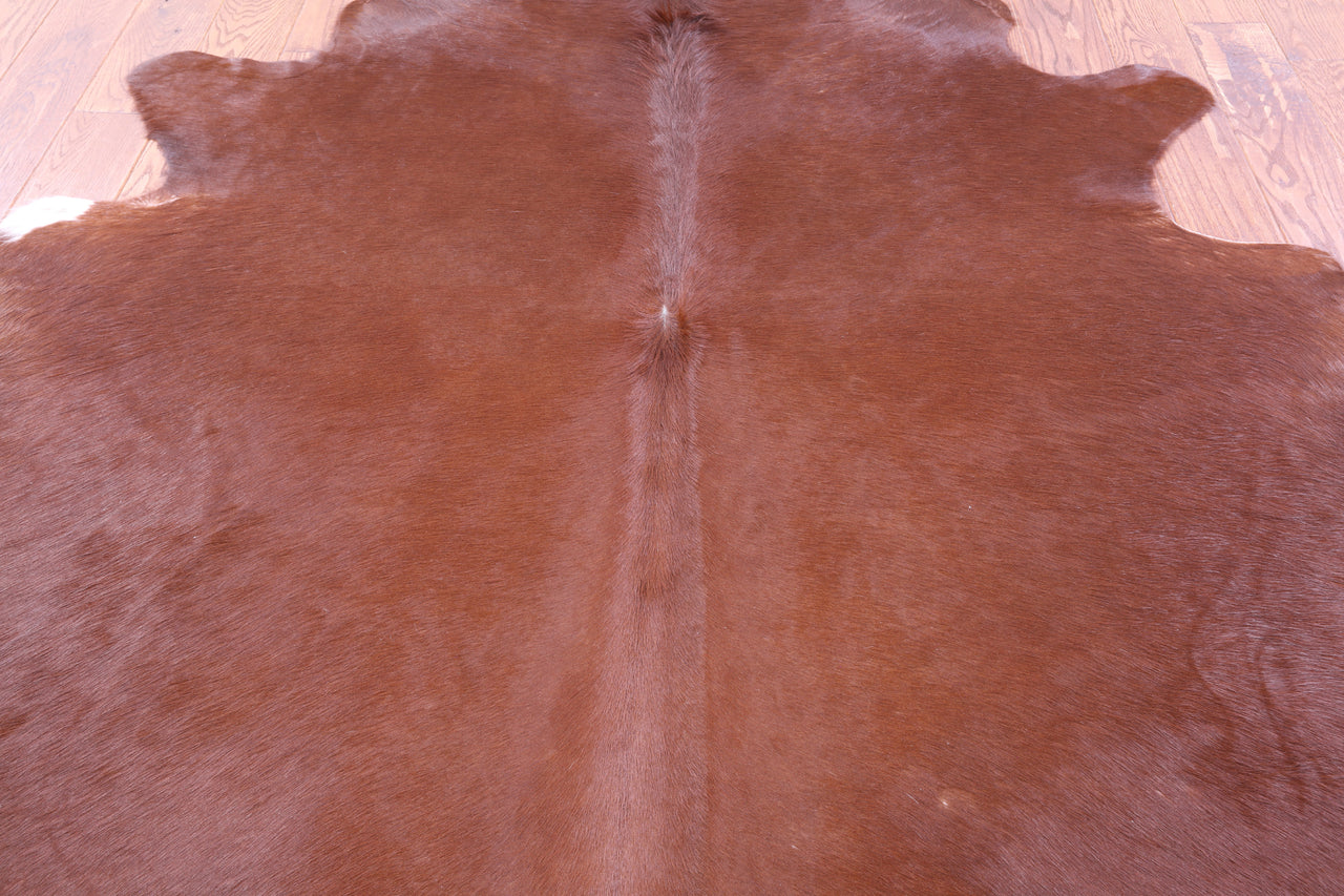 Brown Natural Cowhide Rug - XX-Large 7' 9"H x 6' 2"W