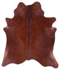 Thumbnail for Brown Natural Cowhide Rug - X-Large 7' 4