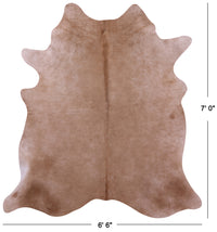 Thumbnail for Beige Natural Cowhide Rug - X-Large 7' 0