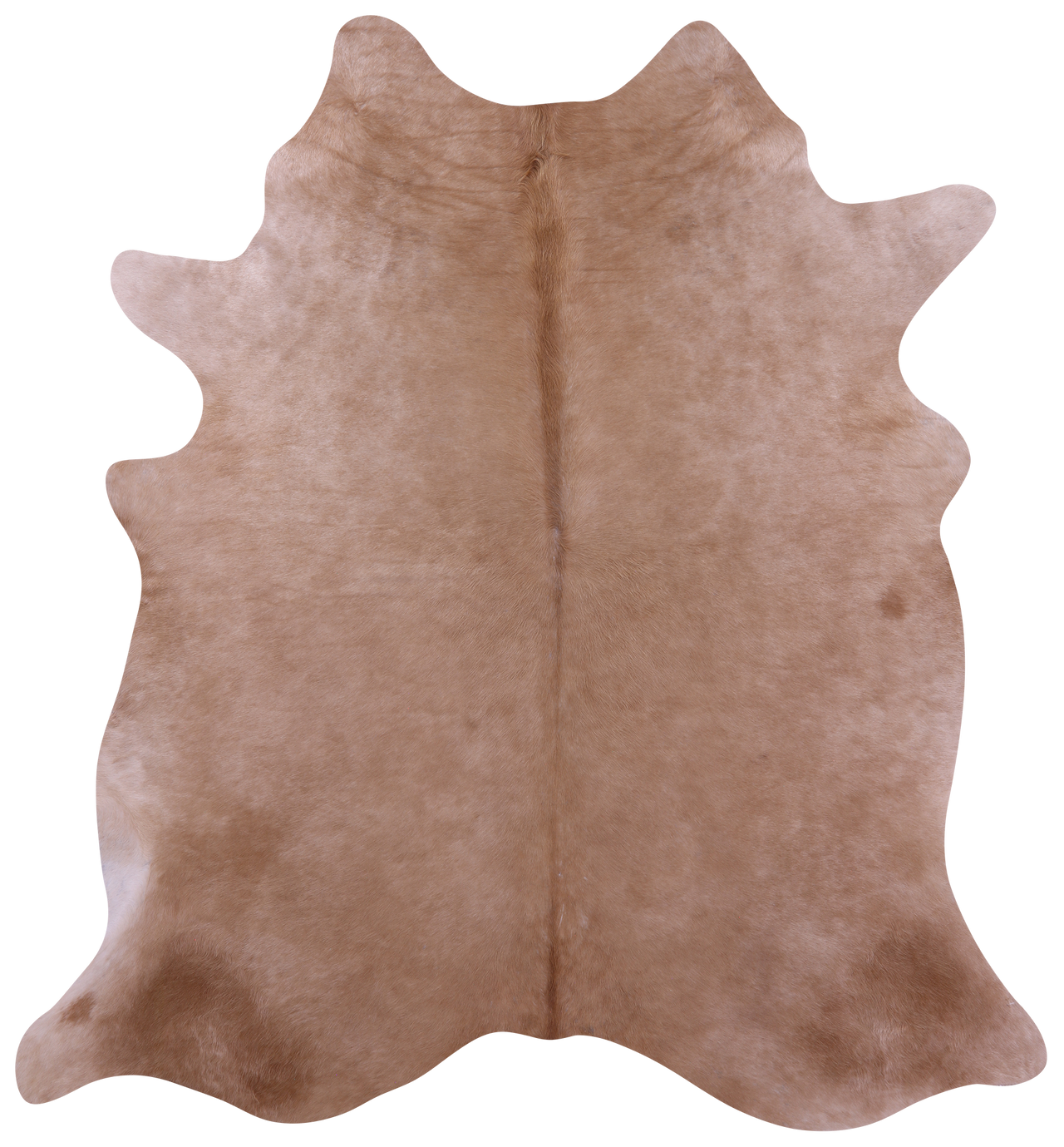 Beige Natural Cowhide Rug - X-Large 7' 0"H x 6' 6"W