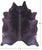 Black Natural Cowhide Rug - XX-Large 8' 7"H x 7' 3"W