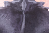 Thumbnail for Black Natural Cowhide Rug - XX-Large 7' 8