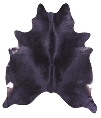 Thumbnail for Black Natural Cowhide Rug - XX-Large 7' 8