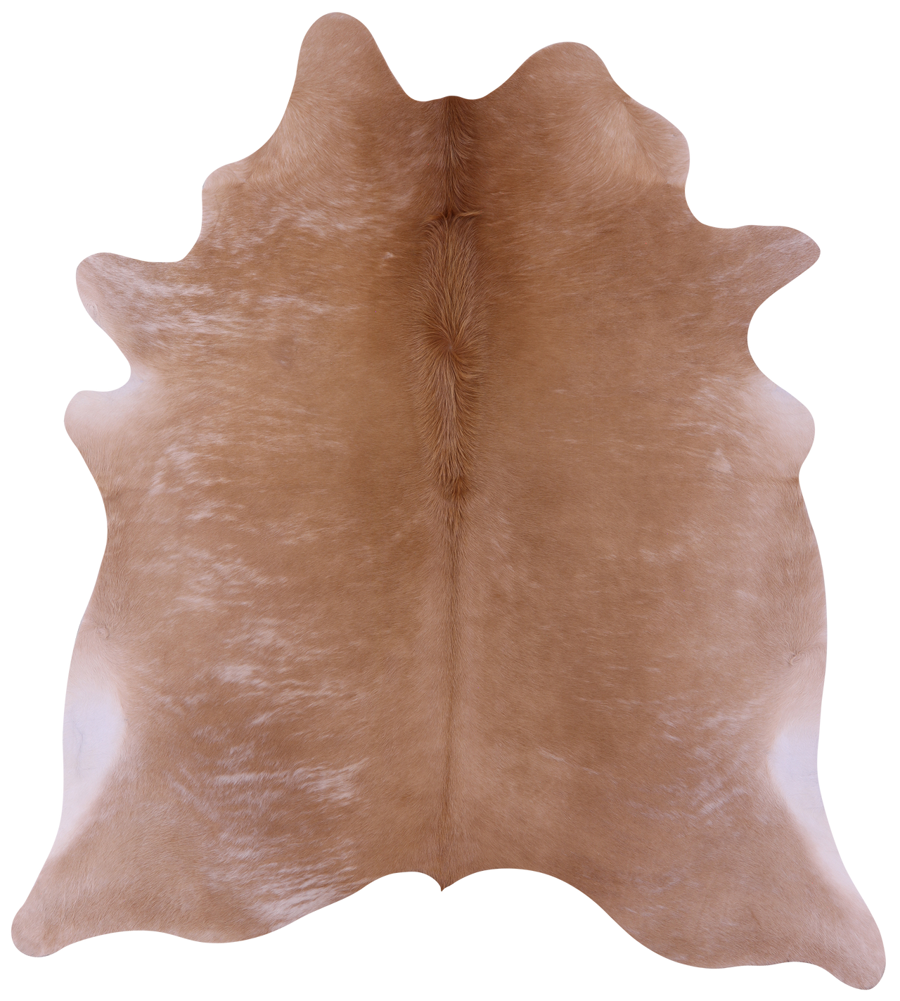 Beige Natural Cowhide Rug - X-Large 7' 2"H x 6' 6"W