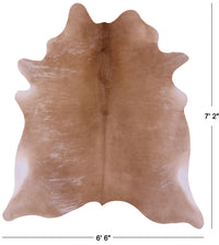 Thumbnail for Beige Natural Cowhide Rug - X-Large 7' 2