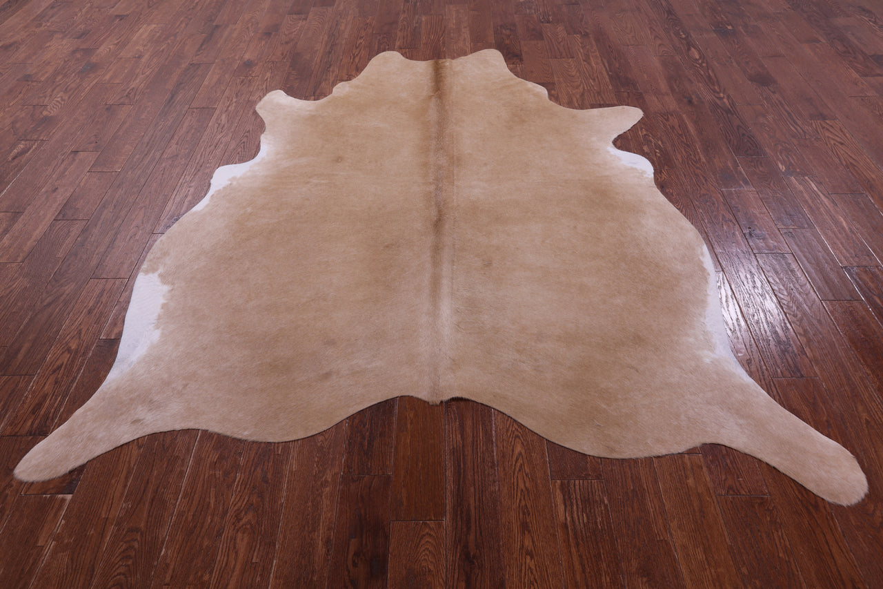 Beige Natural Cowhide Rug - XX-Large 7' 8"H x 6' 9"W