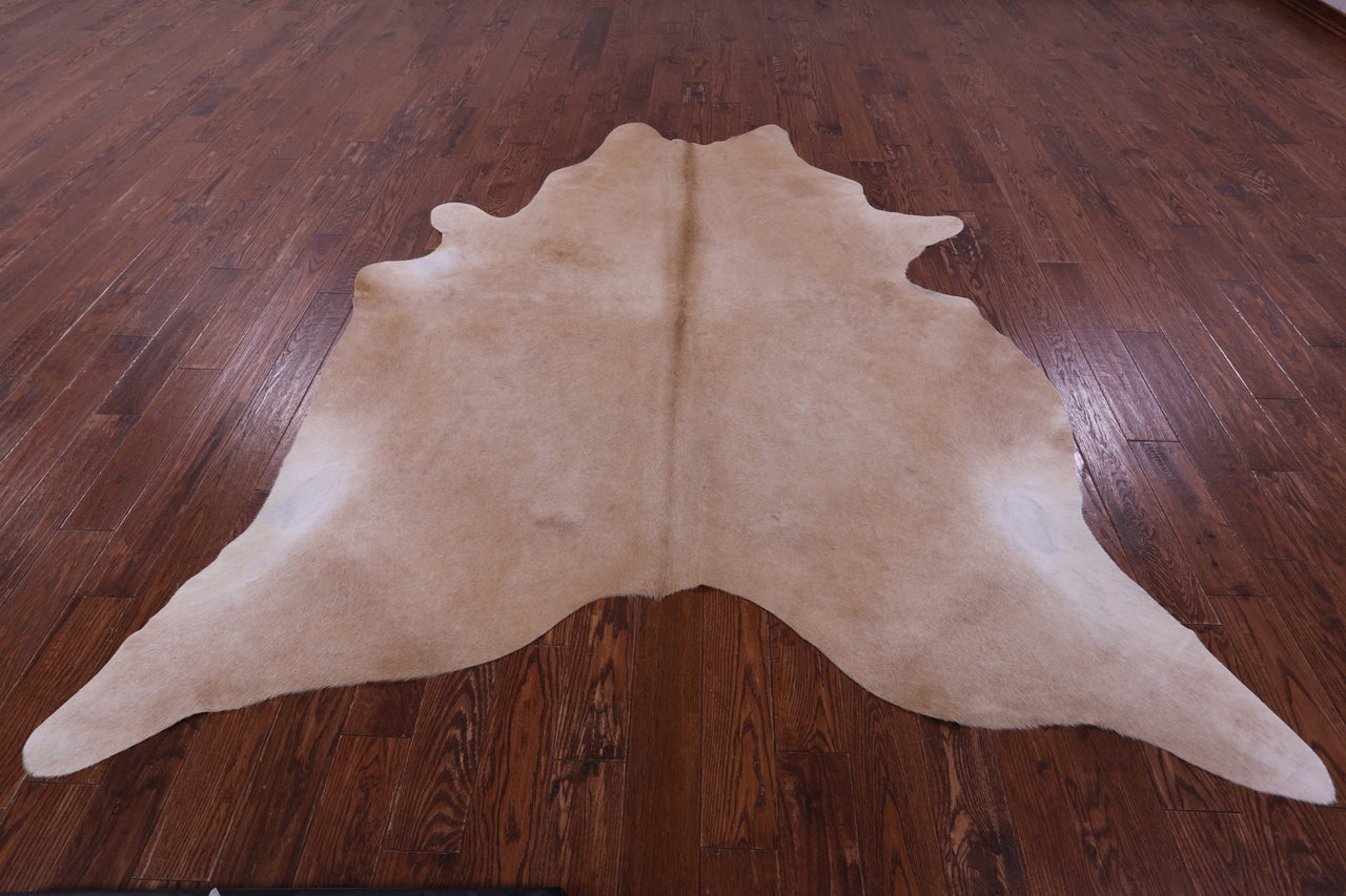 Beige Natural Cowhide Rug - XX-Large 8' 4"H x 7' 5"W