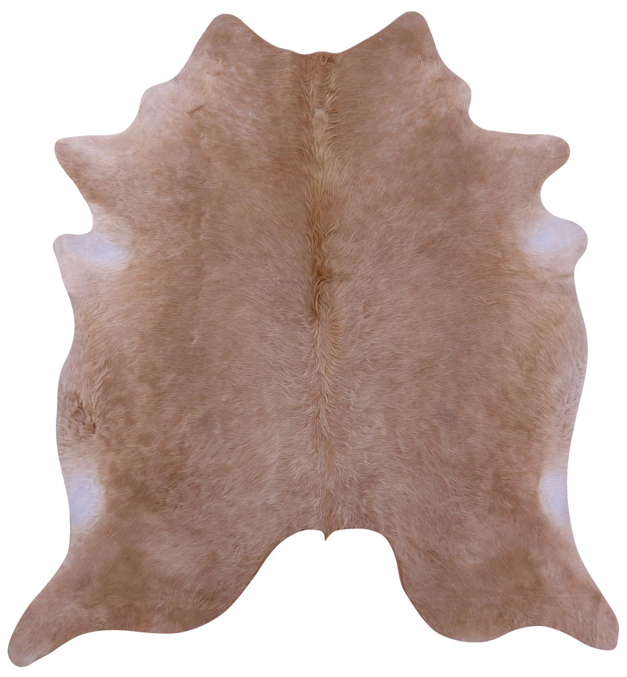 Beige Natural Cowhide Rug - XX-Large 7' 10"H x 7' 3"W