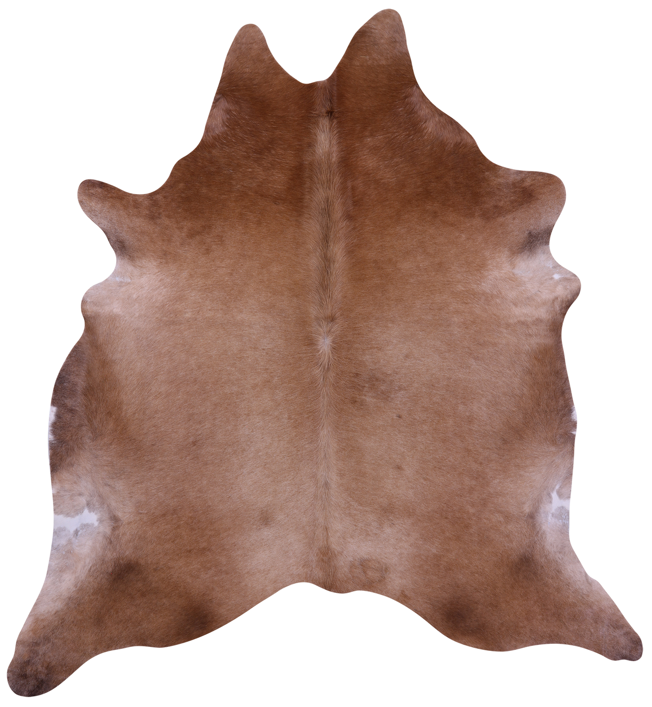Light Brown Natural Cowhide Rug - XX-Large 7' 10"H x 7' 0"W