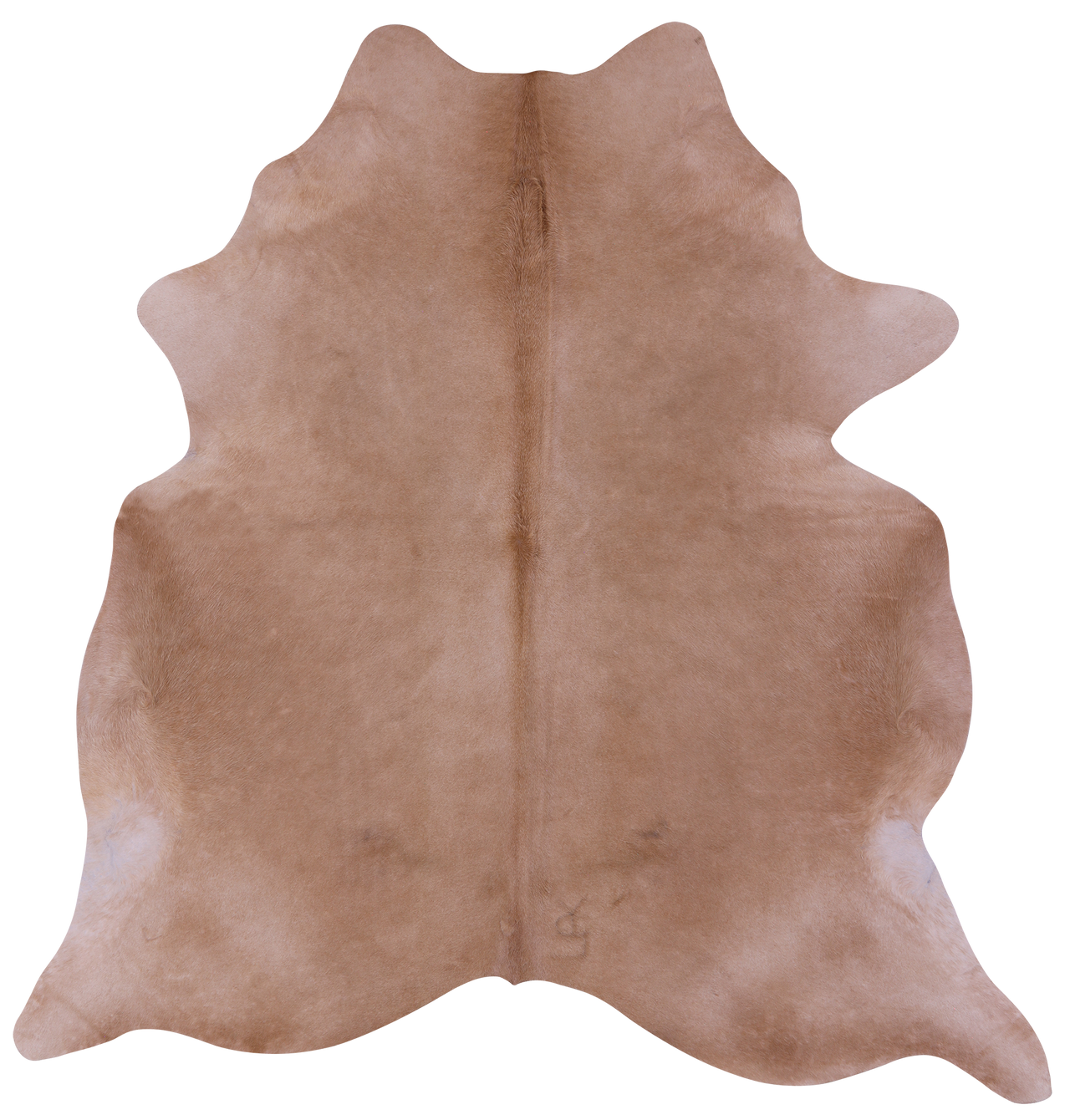 Beige Natural Cowhide Rug - X-Large 7' 2"H x 6' 9"W