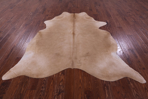 Beige Natural Cowhide Rug - X-Large 7' 2