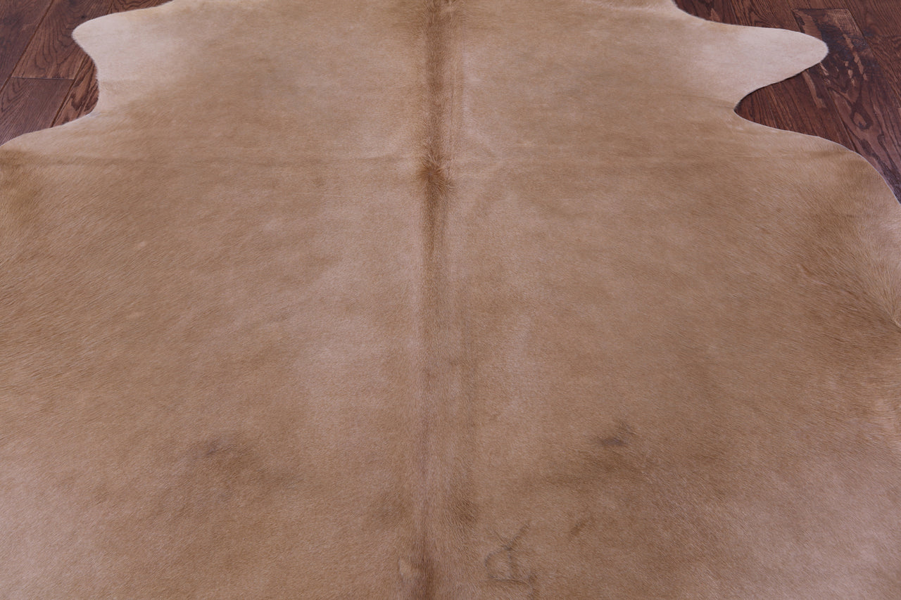 Beige Natural Cowhide Rug - X-Large 7' 2"H x 6' 9"W