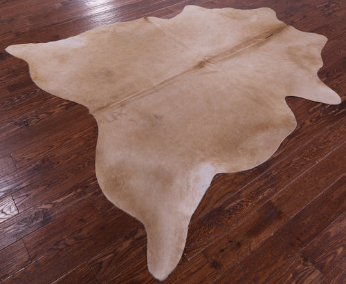 Beige Natural Cowhide Rug - X-Large 7' 2