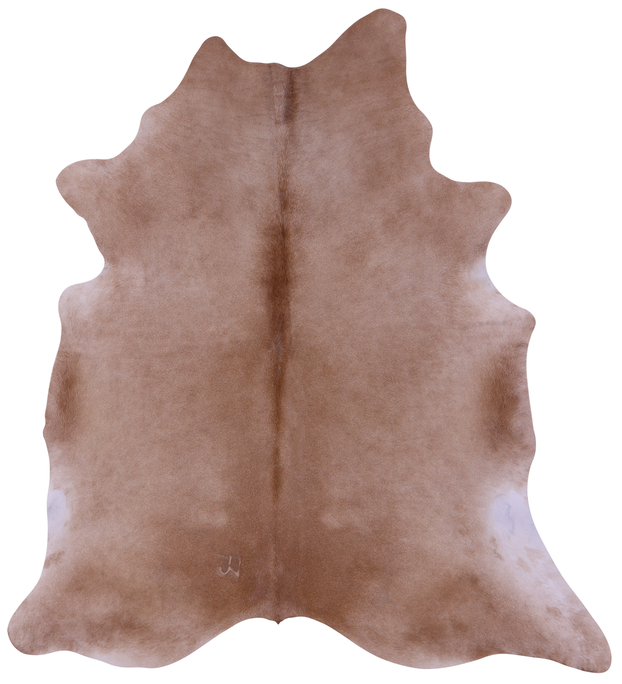 Light Brown Natural Cowhide Rug - X-Large 7' 5"H x 6' 8"W