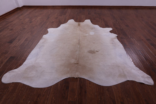 Beige Natural Cowhide Rug - XX-Large 8' 5